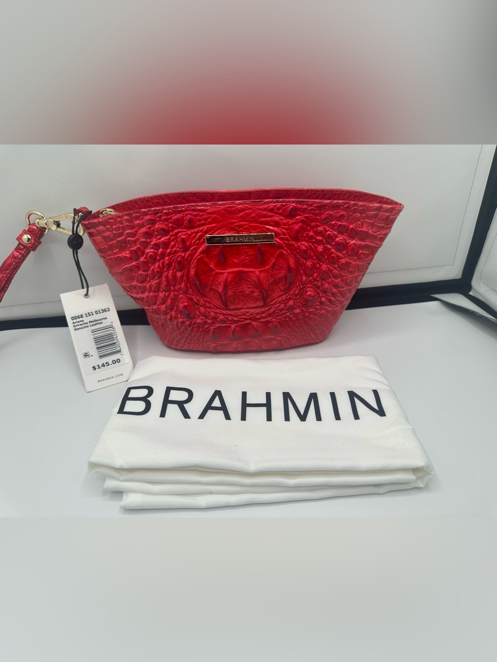 Brahmin Ariana clutch siracha Melbourne